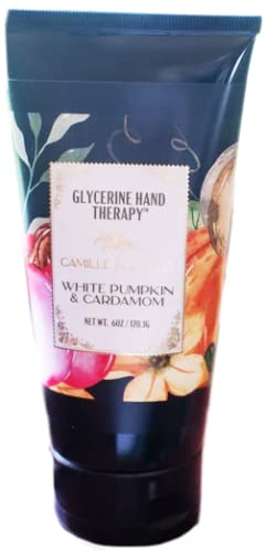 Camille Beckman Glycerine Hand Therapy Cream, White Pumpkin & Cardamom, 6 Ounce