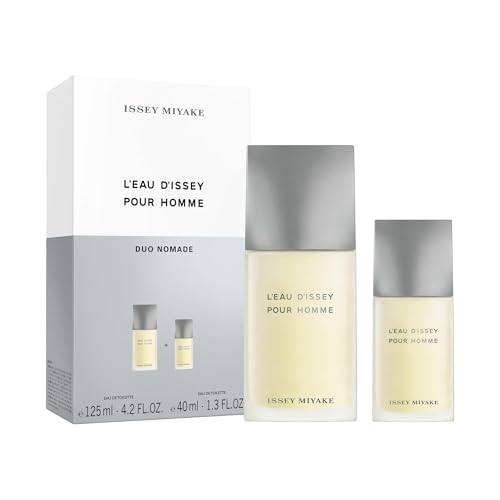 Issey Miyake L'Eau d'Issey pour Homme - Eau de Toilette Fragrance Set for Men - 125ML + 40ML