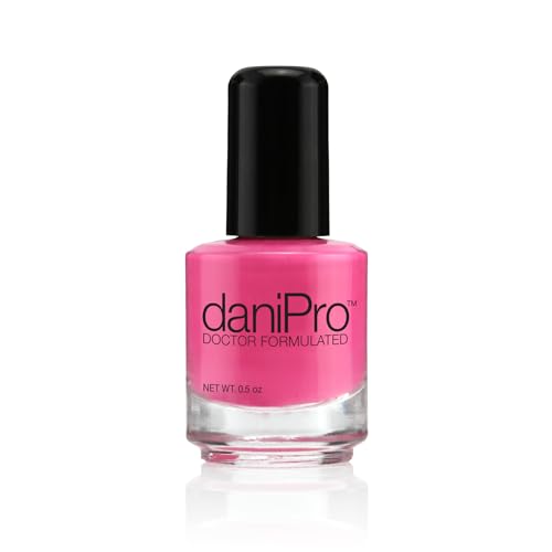 daniPro Doctor Formulated bright pink Nail Polish My Girl - Fingernail Polish & Toenail Polish, 0.5 oz with Biotin & Vitamins - Vegan Formula for Healthy Nails - Manufactured in the USA