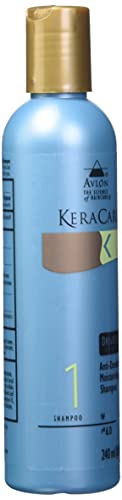 KeraCare Moisturizing Shampoo,8 oz - Sulfate Free, Relieves Dry and Itchy Scalp Conditions, Eliminates Flakes, Liquid Volume 240 ml
