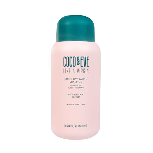 Coco & Eve Like A Virgin Super Hydrating Shampoo - Natural, Sulfate free Hair Care with Argan Oil, Coconut and Avocado Oil. For Dry Damaged, Color Treated Hair.