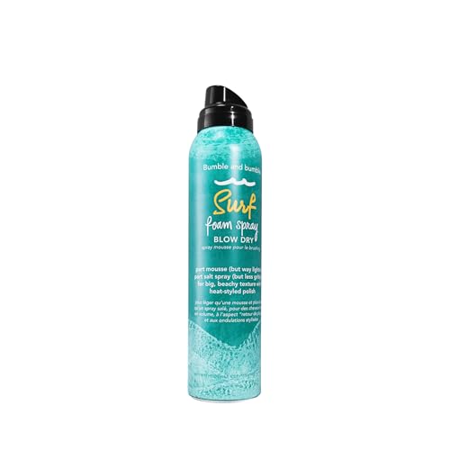 Bumble and bumble. Surf Foam Spray Blow Dry Hair Lightweight Mousse | Adds Texture + Hold | Wavy, Straight, 4 Ounce