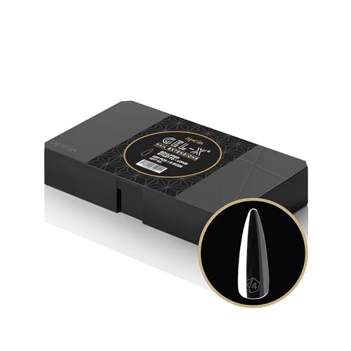 Aprés Gel-X® Sculpted Stiletto Long Tip Box | 500pc Gel-X Tips, 11 Sizes 00-9, Premium Quality