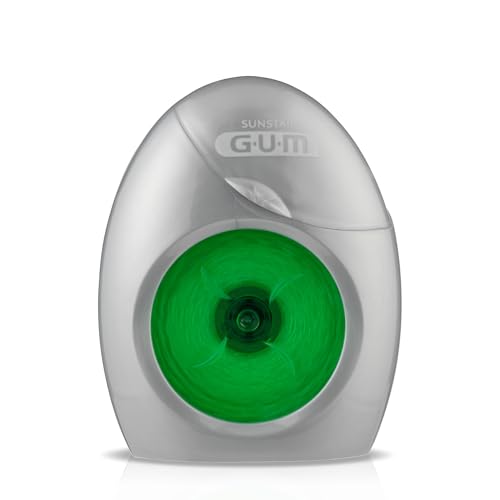 GUM ButlerWeave Woven Dental Floss, Shred Resistant Waxed Floss, Mint Flavored, 1 Count (Pack of 3)