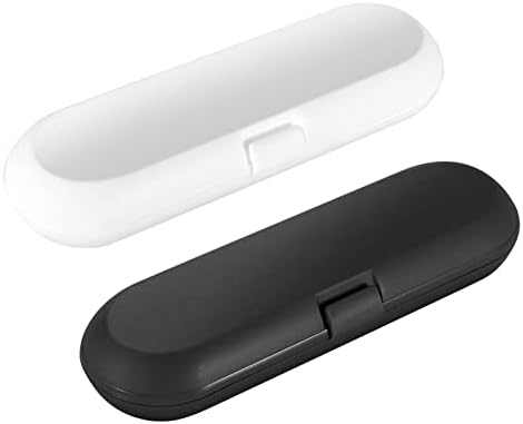Cosmos Pack of 2 Plastic Travel Case Toothbrush Carrying Case Holder Container Compatible with Oral B Pro and also for Sonicare & Other Toothbrush