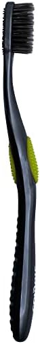 Colgate 360 Charcoal Infused Toothbrush, Floss-Tip Bristles, Soft (Colors Vary) - Pack of 6