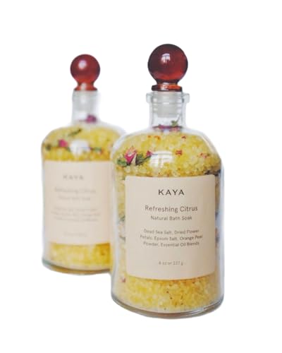 Citrus Bath Soak | 100% Natural | 8 oz Apothecary Bottle | Gift for Her | Gift for Him | Thanksgiving Gift | Christmas Gift | Gift for Mom