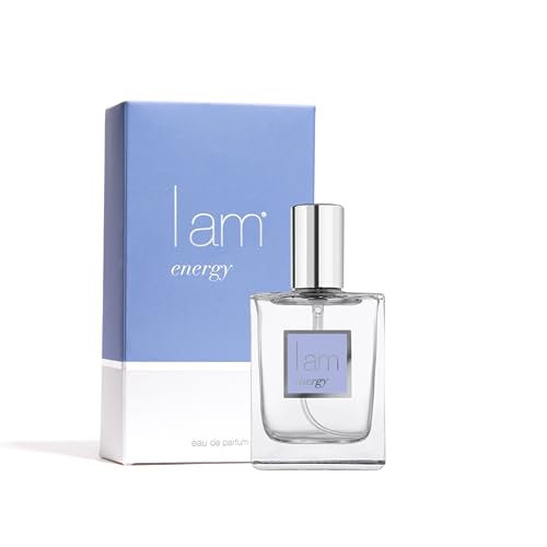 I am ENERGY Eau de Parfum for Women – Naturally Scented Fragrance with Lychee, Orange, Night-Blooming Flowers & Sandalwood – 1 oz Spray