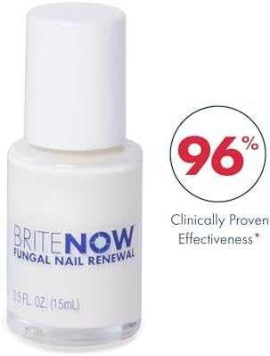 Brite Now Nail Treatment, Restores The Appearance Of Damaged & Discolored Nails, Peel-Away Technology, Brightening & Smoothing Nail Repair, 0.5 Ounce