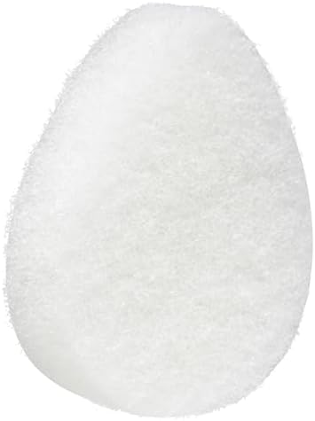 Buf-Puf Facial Sponge, Dermatologist Developed, Removes Deep Down Dirt & Makeup That Causes Breakouts and Blackheads, Reusable, Exfoliating, White, 10 Count