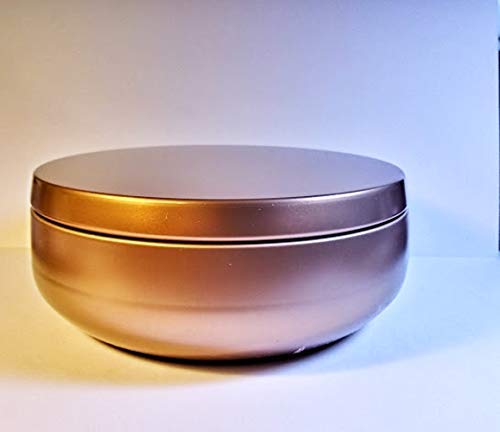 Large Gift Set - Patchouli Scented Silk Dusting Powder in a Gift Tin with Powder Puff