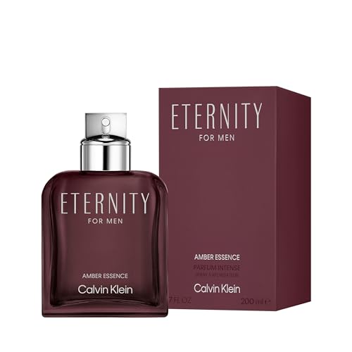 Calvin Klein Eternity Amber Essence Parfum – Ambery Men's Cologne – With Notes of Green Mandarin, Cistus Absolute, Benzoin & Bourbon – Luxury Perfumes for Men – Long Lasting Fragrance