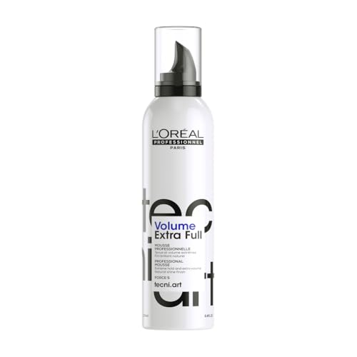 L'Oréal Professionnel Paris Full Volume Extra - Styling Mousse For All Hair Types, Provides Strong Hold