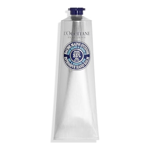 L'Occitane 25% Organic Shea Butter Intensive Hand Balm, Nourishes, Repairs & Protects Dry Hands, Fast-Absorbing, Moisturizes & Softens Skin, Vegan