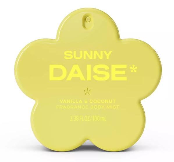 Daise Sunny Women's Body Mist, Fresh Fragrance, 3.38 Fl Oz