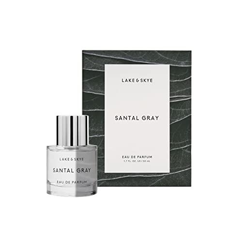 Lake & Skye Santal Gray Eau de Parfum, Long Lasting Fragrance, 1.7 fl oz (50 ml) - Woody Scent