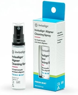 INVISALIGN Aligner Cleaning Spray for Aligner and Retainer Cleaning, 10 ml