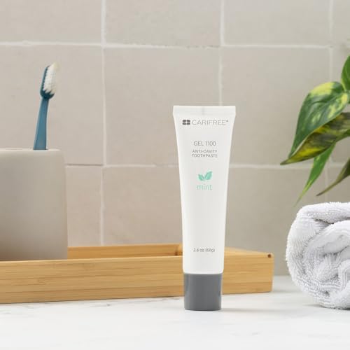 CariFree Gel 1100 (Mint) Anti-Cavity Fluoride Toothpaste with Nano Hydroxyapatite, Cavity Prevention and Enamel Protection, Dentist Recommended for Kids and Adults, 2.40 oz.