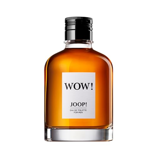 JOOP! Wow! Eau de Toilette – Woody Men's Cologne – With Notes of Cardamom, Bergamot, Vetiver & Vanillla – Luxury Perfumes for Men – Long Lasting Fragrance – 3.4 fl oz