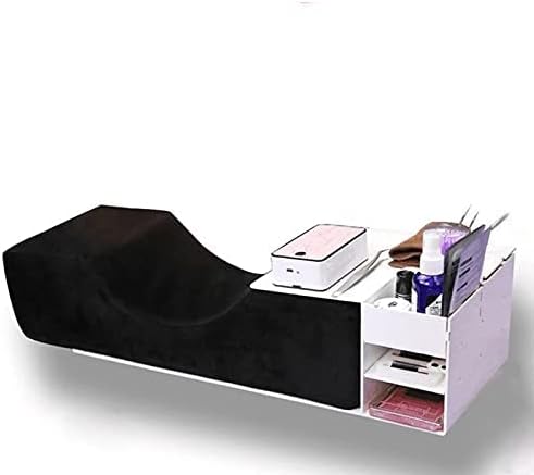 Lash Pillow Neck Support Eyelash Pillow Soft Grafting Eyelashes Memory Foam Eyelash Extension Pillow Makeup Salon with Pocket (Pink)