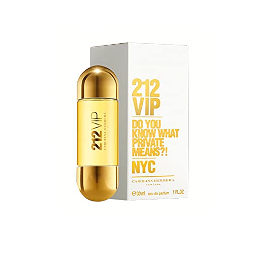Carolina Herrera 212 Vip Fragrance For Women - Notes Of Passion Fruit, Intoxicating Rum And Benzoin - Seductive And Magnetic - Sweet Yet Woody Combination - Suitable For Night Use - Edp Spray - 1 Oz