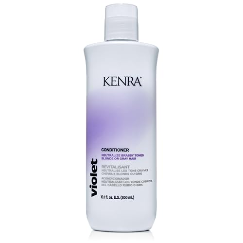Kenra Violet Conditioner | Eliminates Brassy Tones | Purple Pigment + Deposit | Neutralizes Yellow | Moisturizes Processed Hair | Enhances Vibrancy of Blonde or Gray Hair | Color Safe