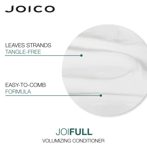 Joico JoiFULL Volumizing Shampoo & Conditioner Set| For Fine, Thin Hair | Add Instant Body | Long-Lasting Fullness | For Thicker Bouncier Hair | Boost Shine| Infused With Lotus Flower & Bamboo Extract