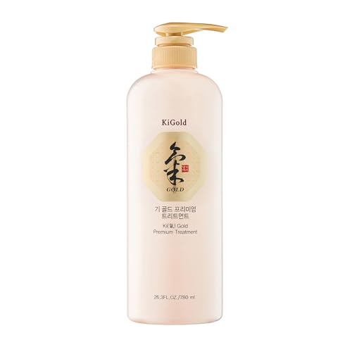 Daeng Gi Meo Ri - Ki Gold - Premium Shampoo + Treatment Set for Hair Loss, Thin Hair, Gray Hair Prevention and Treatment, Medicinal Herbal Shampoo, All Natural, Korea's No. 1 Hair Brand