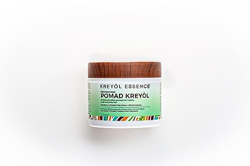Kreyol Essence - Scalp Care POMAD, Detox + Treat, Rosemary Peppermint 4 Oz, Natural, Paraben Free, Healthy Scalp, Hair Care