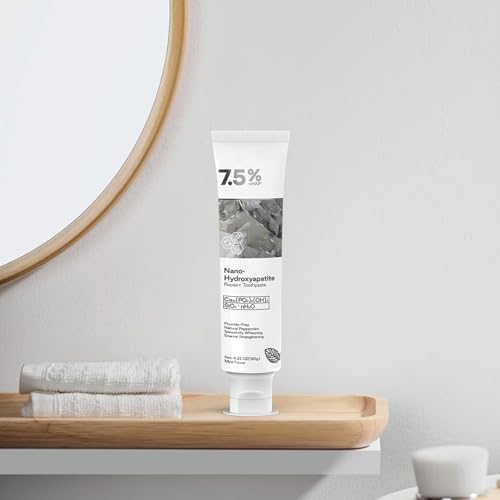 Hydroxyapatite Toothpaste for Advanced Enamel Protection, Gentle and Effective Formula, Fluoride-Free Toothpaste for Sensitive Teeth, 4.23oz (2)