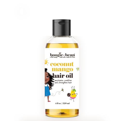 Kids Hair Oil for Curly, Natural, and Braided Styles - Suitable for Infants, Girls, and Boys with 4c Hair Types