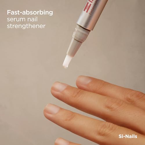ISDIN Si-Nails - Fast Absorbing Nail Strengthening and Hardening Serum for Nail Durability in Thin Nails, made with Cationic Hyaluronic Acid 0.08 FL OZ