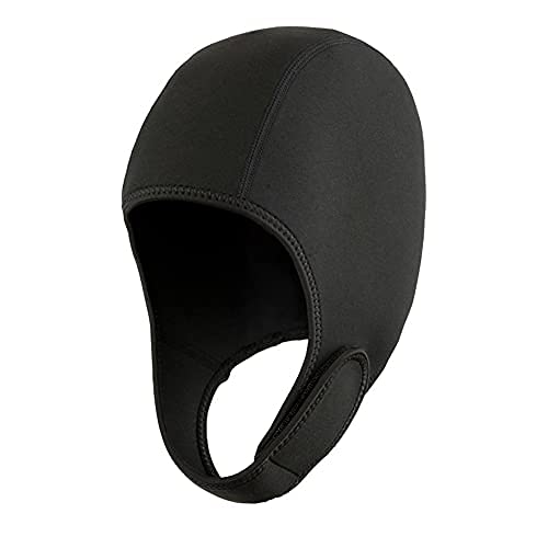 BXT 3mm Neoprene Scuba Diving Hood Cap for Women Men, Thermal Wetsuit Dive Hood Hat for Surfing, Cold Water Diving, Swimming, Snorkelling, Water Sports