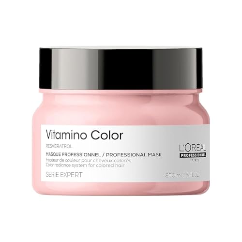 L'Oréal Professionnel Vitamino Color Hair Mask - Protects & Preserves Hair Color, Enhances Shine & Vibrancy, Moisturizes & Detangles