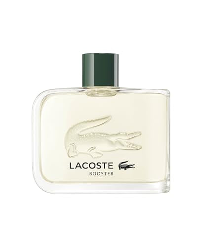 Lacoste - Booster Eau de Toilette - Men's Fragrance - Fougere & Aromatic - With notes of Orange, Lavender & Vetiver - 4.1 Fl Oz