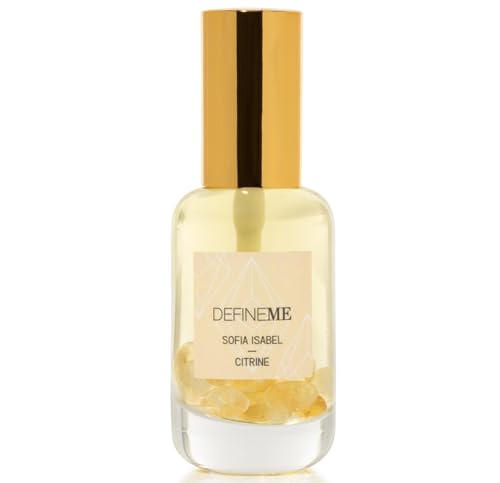 Citrine Crystal Infused Natural Perfume Mist, Sofia Isabel Scent, 0.95 FL OZ