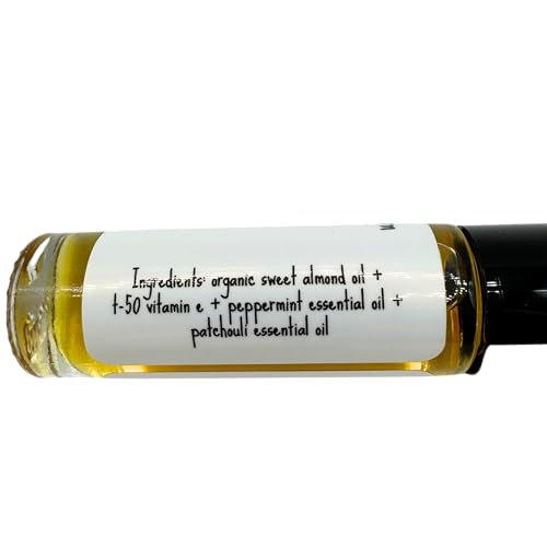 Clean Hippie Perfume Oil - Roll On - Patchouli and Peppermint - Unisex Fragrance
