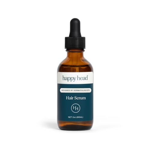 Happy Head Hair Regrowth Serum – Leave-In Scalp & Hair Treatment with Procapil®, Biotin & Rosemary – Lightweight Formula – 2oz