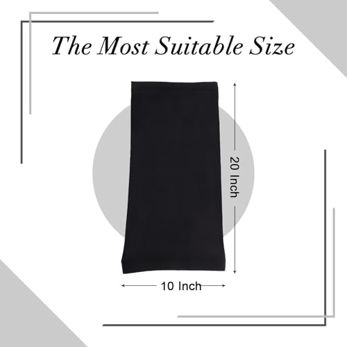 Leeven 4 Pieces Dreadlock Cap Tube Unisex Bands Elastic Long Hair Dreads Head Wraps Cap Locs Socks for Dreads for Men Women Spandex Dreadlock Cap