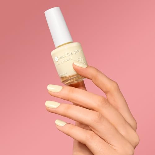 Dazzle Dry Nail Lacquer (Step 3) - Sundress - A light, pastel, buttery yellow. Full coverage cream. (0.5 fl oz)