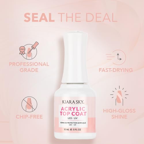 KIARA SKY Acrylic Top Coat 0.5 Fl Oz
