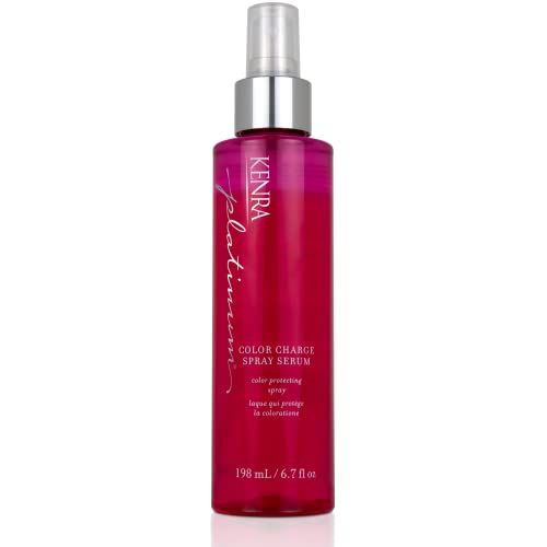 Kenra Platinum Color Charge Spray Serum | Color Protecting Spray |Retains Color Pigments With Shine | Environmental & Thermal Protection | All Hair Types