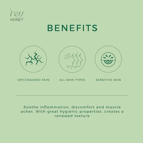 Hey Honey Walk the Walk Propolis Foot & Heel Cream for Dry, Cracked Feet | 72-Hour Hydration, Callus Remover & Odor-Fighting Moisturizer with Honey & Urea | 5 oz