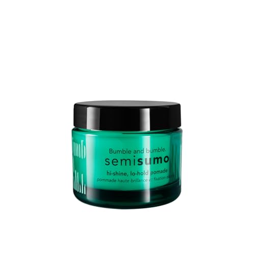 Bumble and bumble. Semisumo Hi-Shine Pomade | Anti Frizz | Subtle Hold, Hi-shine Finish | Curly, Wavy, Straight, 1.5 Ounce