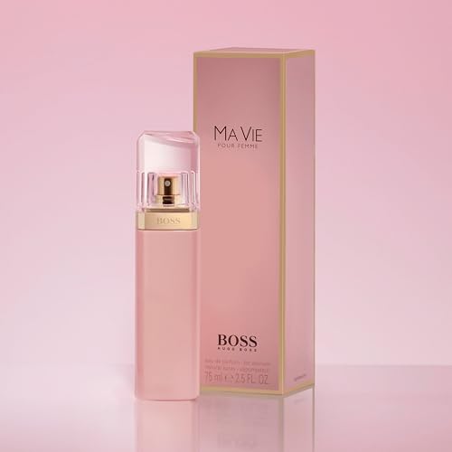 Hugo Boss Ma Vie Eau de Parfum – Women's Floral Perfume – With Notes of Cactus Blossom, Rose Bud & Cedarwood – Luxury Perfumes for Women – Long Lasting Fragrance
