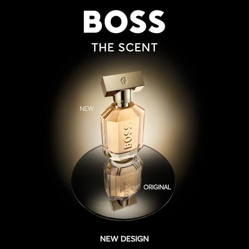 Hugo Boss The Scent Eau de Parfum – Ambery Women's Perfume – With Notes of Honeyed Peach, Freesia Bloom, Osmanthus Flower & Roasted Cocoa – Long Lasting Fragrance