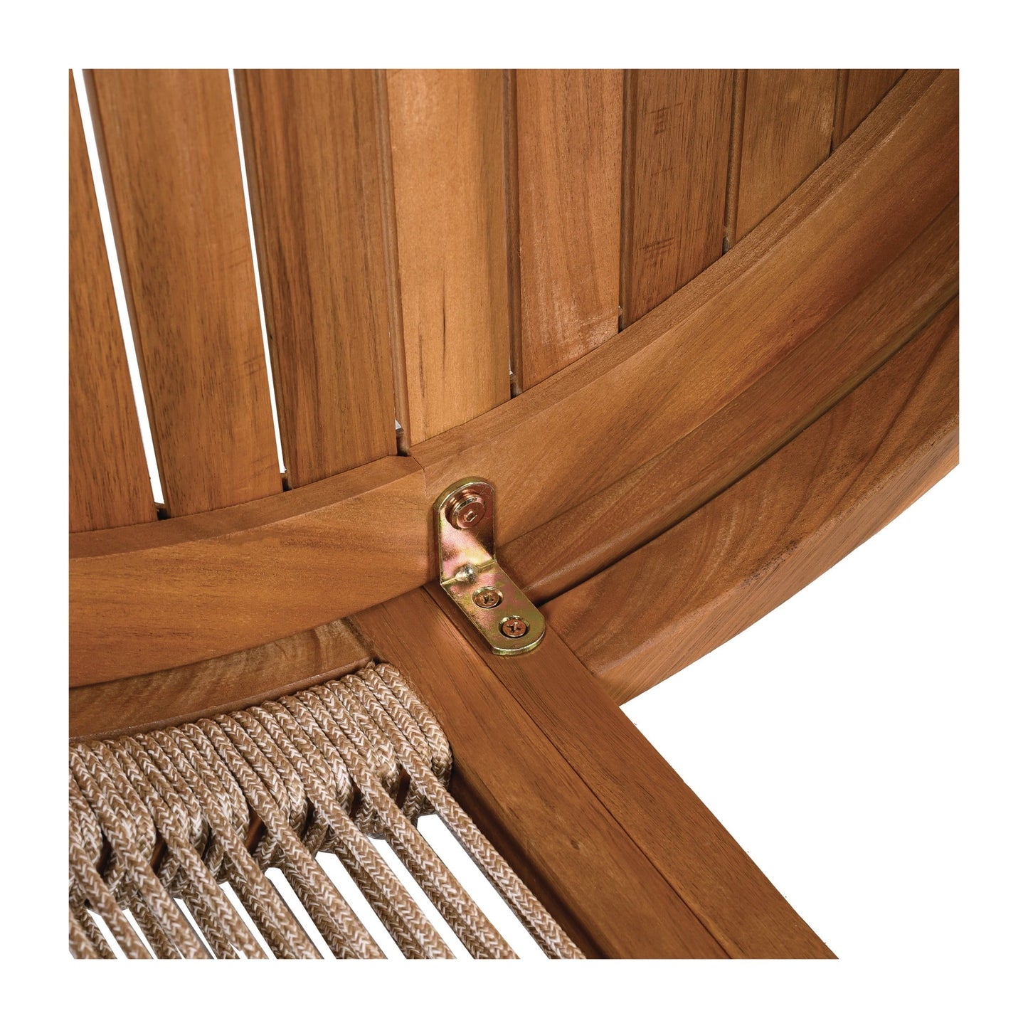 Christopher Knight Home Acacia Wood Patio Coffee Table, Weather-Resistant Outdoor Table with Handwoven Rope