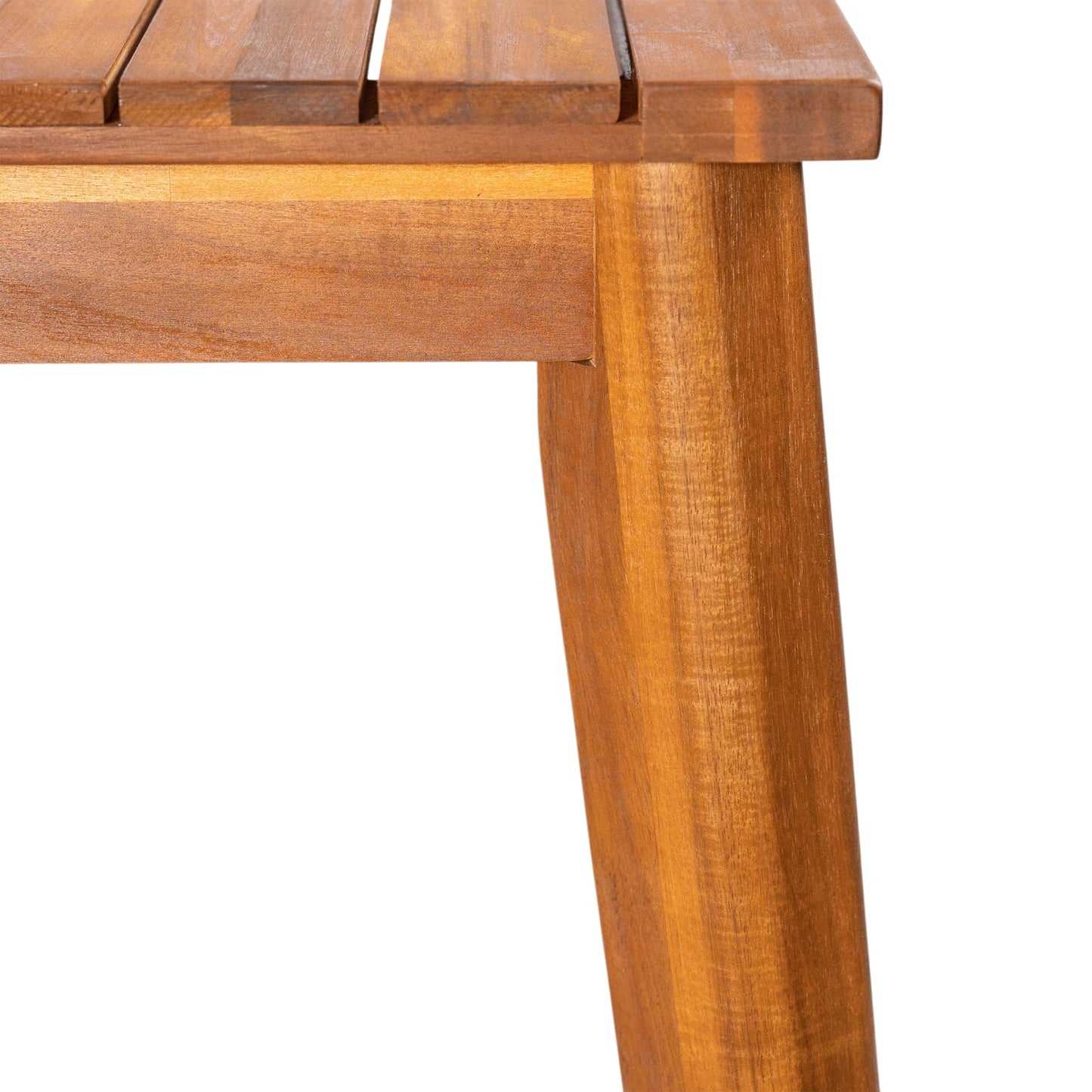 Christopher Knight Home 71" Outdoor Rectangular Dining Table, Solid Wood Patio Table with Natural Grain Finish