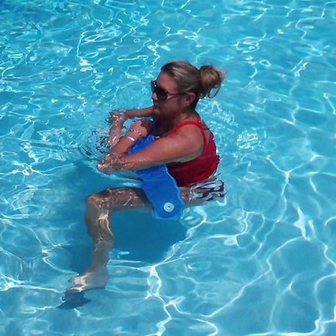 Civilizek Water Recliner, Grandfloats Float-N-Fold Water Chair, Civilized 3-in-1 Floating Chair One Float, Endless Relaxation, Waters Recliner Beach Chairs for Sitting in The Waters Swim Blue