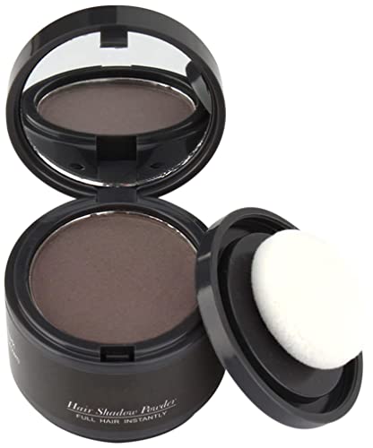 gowwim Hairline Powder(Dark Brown) Hair Root Dye, Instantly Hair Color Shadow Cover Gray Hair Root, Hair Touch-Up, Thin Hair Powder 4 g
